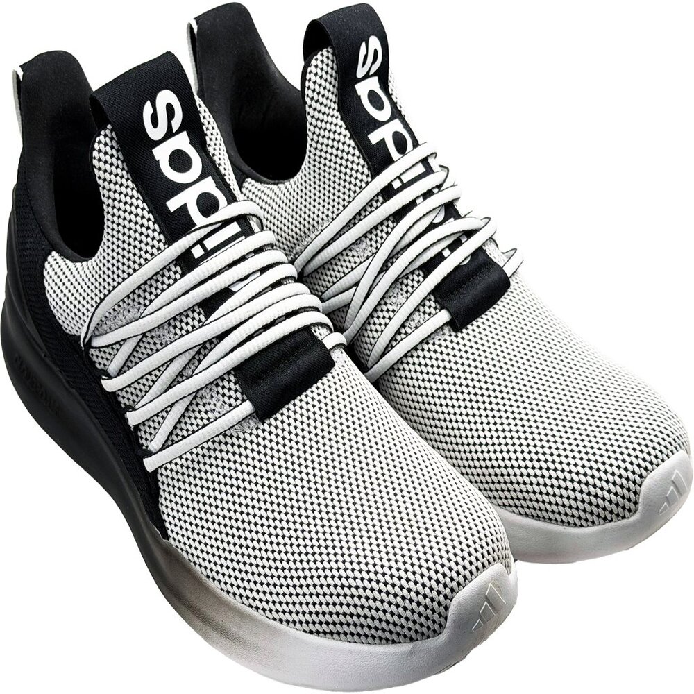 ADIDAS Men’s Lite Racer Adapt 7.0 Running Shoe in Black Grey Size 11